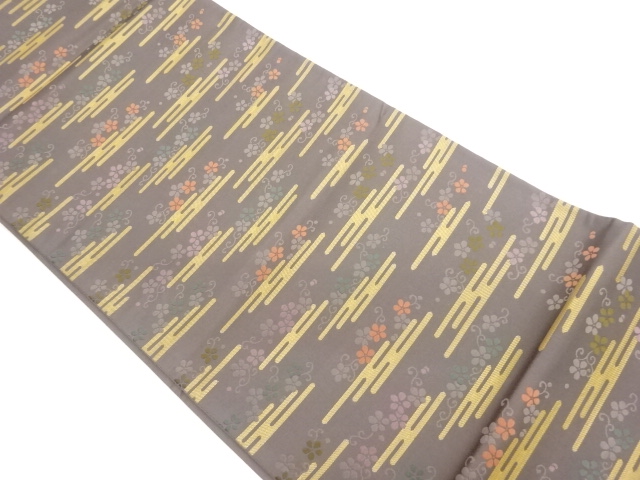 JAPANESE FUKURO OBI / WOVEN EGASUMI PATTERN